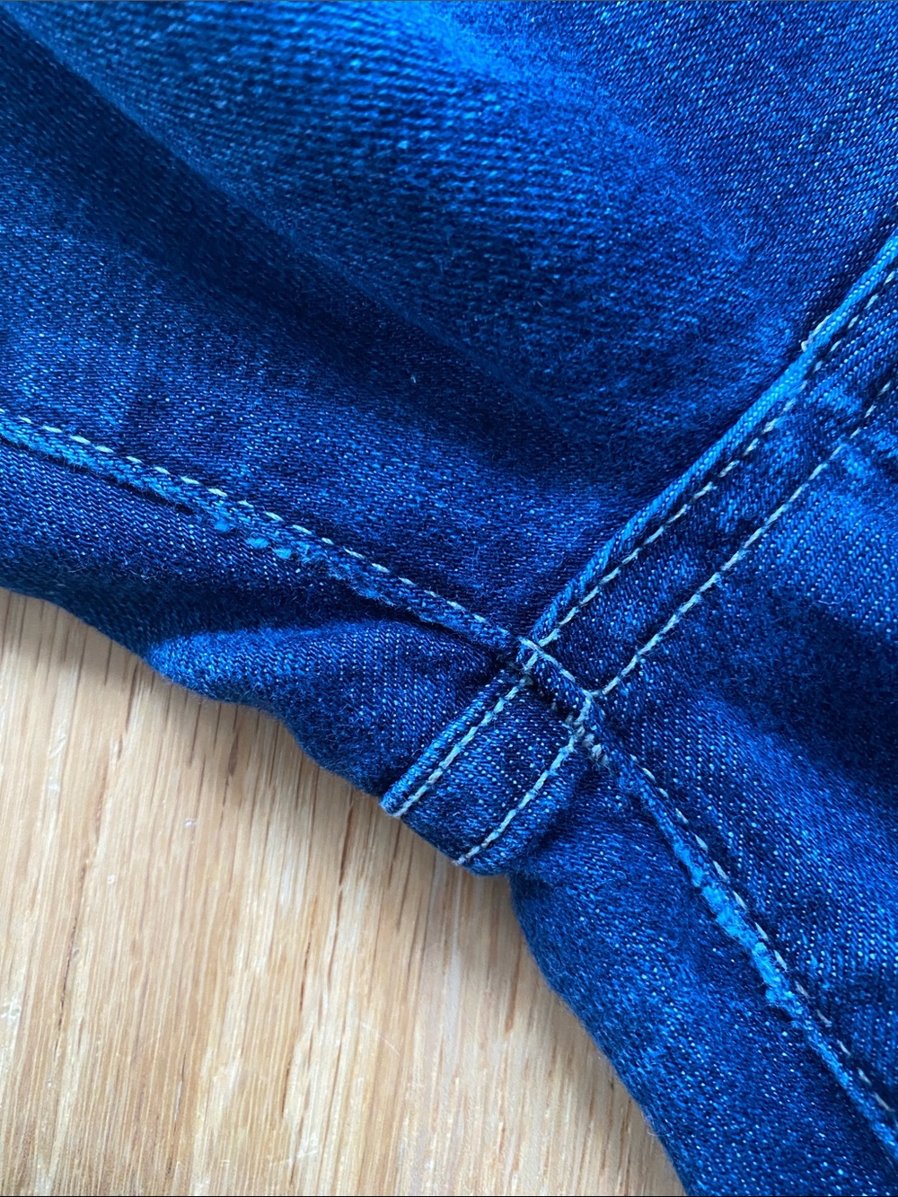 7 For All Mankind Dojo Lo Rise Dark Blue Flare Jeans Y2K - Picture 6 of 13